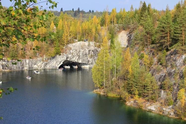 Автобус| Семь чудес Карелии: мраморное чудо Рускеалы